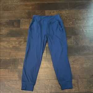 Ladies Navy Blue Jogger Pants M